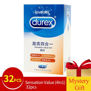 Genuine Durex Condoms Magibox Sensation Amazing Value Penis Cock Sleeve Natural Latex Extra Lubricated Condoms Sex Toy for Men - Pleasure Bar