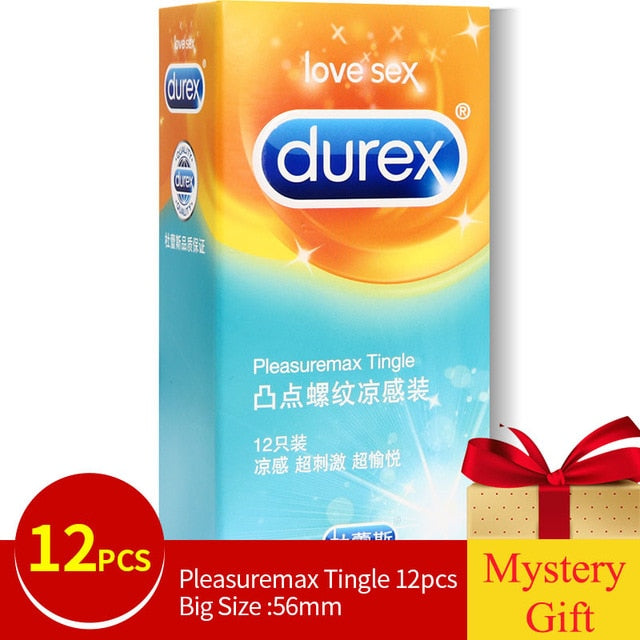 Genuine Durex Condoms Magibox Sensation Amazing Value Penis Cock Sleeve Natural Latex Extra Lubricated Condoms Sex Toy for Men - Pleasure Bar