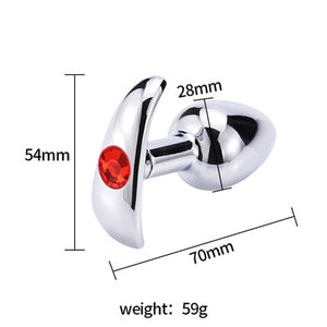 Intimate Metal Anal Plug With Masturbador Masculino Butt Plug Electro Sex Vibrator Anal Bead Anu Dilator Anal Toys for Men/Women - Pleasure Bar