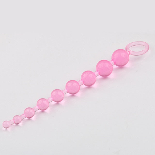 Soft Silicone Anal Balls Butt Plug Anal Sex Toys for Adults Small Anal Beads Sex Products For Beginners Products Sex Toys - Pleasure Bar