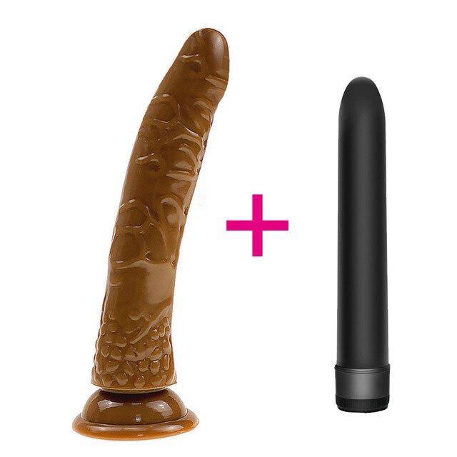 FLXUR Realistic Jelly Dildo Strong Suction Cup Male Artificial Penis Adult Sex Toy for Women Anal Plug Vagina Female Masturbator - Pleasure Bar