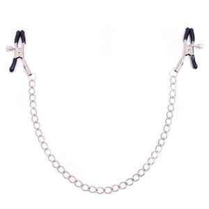 Stainless Steel Chain Nipple Clamps, Clit Pincher,Clip On Sex Bondage,Boob Clitoris Pincher,Adult Toys For Woman - Pleasure Bar