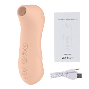 Clitoral Sucking G Spot Dildo Vibrator with 10 Powerful Modes Clit Sucker Rechargeable Clitoris Stimulator Sex Toys for Women - Pleasure Bar