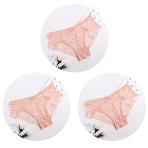 Sexy Women Lace Panties (3 pieces Pack) - Pleasure Bar