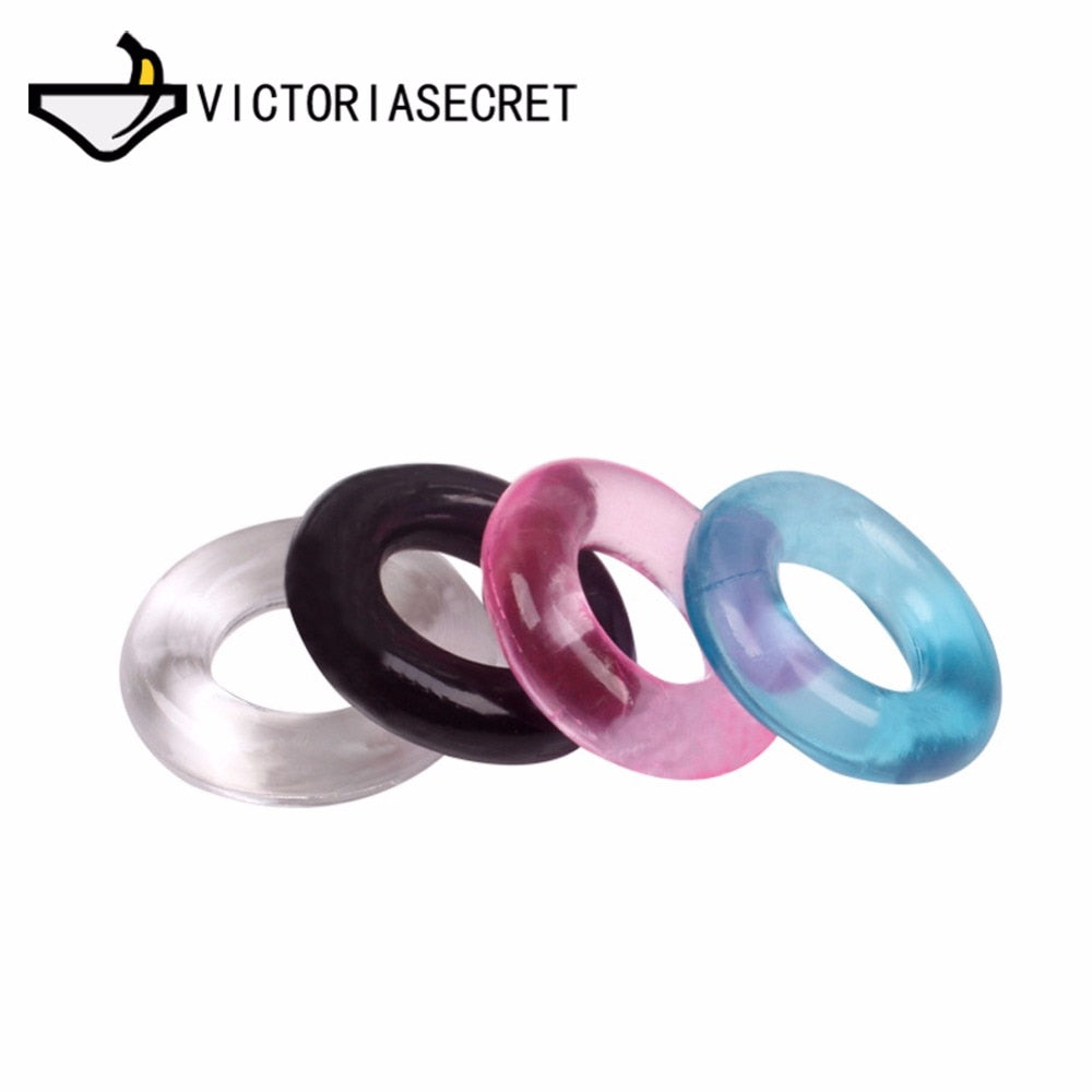 Penis Ring Reusable Bound Delay Cock Ring Sleeve Extension Condom Adult Sex Product Erotic Toys Dick Condoms For Men Dildo 1 pc - Pleasure Bar