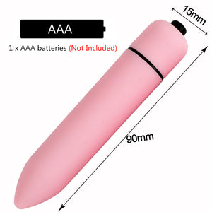 IKOKY Powerful 10 Speed Bullet Vibrator Sex Toys for Woman Strong Vibration G-spot Massager Mini Vibrators for Women USB Charge - Pleasure Bar