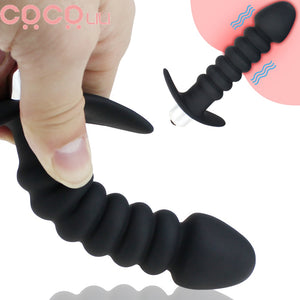 Anal Vibrator Prostate Massage Bead Single Vibration Modes for Anal Play Anal Stimulator Butt Plug Sex Toy for Men Women Couples - Pleasure Bar