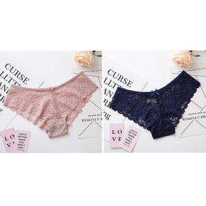 Sexy Lace Transparent Panties Underwear / Low Waist Ladies Female  - Pleasure Bar