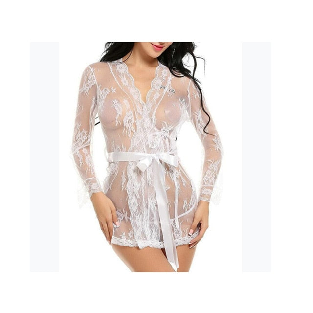 Transparent Lingerie V-Neck Nightwear  - Pleasure Bar