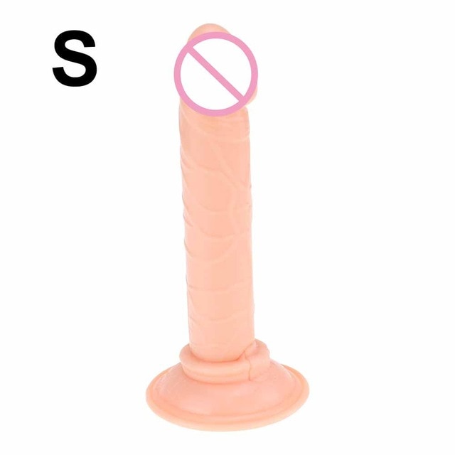 Realistic Dildos Jelly Dong Sex Toys for Women Flexible Cock with Curved Shaft Crystal Dildo Vaginal G-spot Massage for Beginner - Pleasure Bar