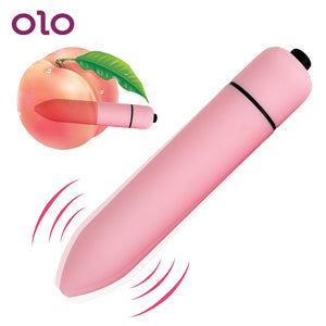 OLO 10 Speed Bullet Vibrator Dildo Vibrators AV Stick G-spot Clitoris Stimulator Mini Sex Toys for Women Maturbator Sex Products - Pleasure Bar