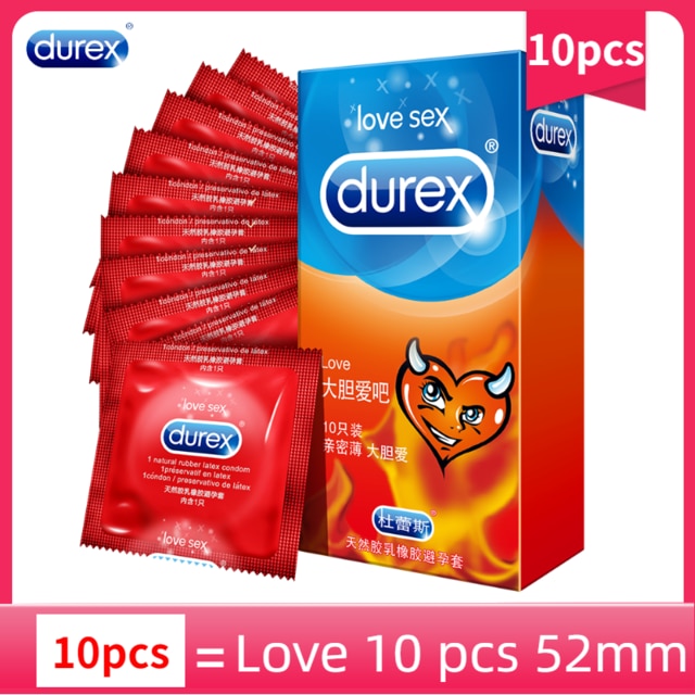 Durex 32Pcs/Pack Sensation Value 4in1 Ultra Thin Sexy Lubricated Condoms Sex Toys Condom for men Vanilla Flavor - Pleasure Bar