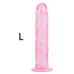 Erotic Soft Jelly Dildo Anal Butt Plug Realistic Penis Strong Suction Cup Dick Toy for Adult G-spot Orgasm Sex Toys for Woman - Pleasure Bar