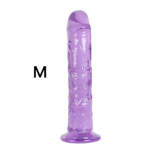 Erotic Soft Jelly Dildo Anal Butt Plug Realistic Penis Strong Suction Cup Dick Toy for Adult G-spot Orgasm Sex Toys for Woman - Pleasure Bar