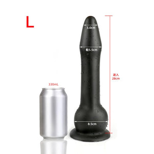 Soft Long Anal Plug Dildo Huge Butt Plug With Suction Cup Adult Erotic Sex Toys for Woman Men Prostate Massgae Big Anus Dilator - Pleasure Bar